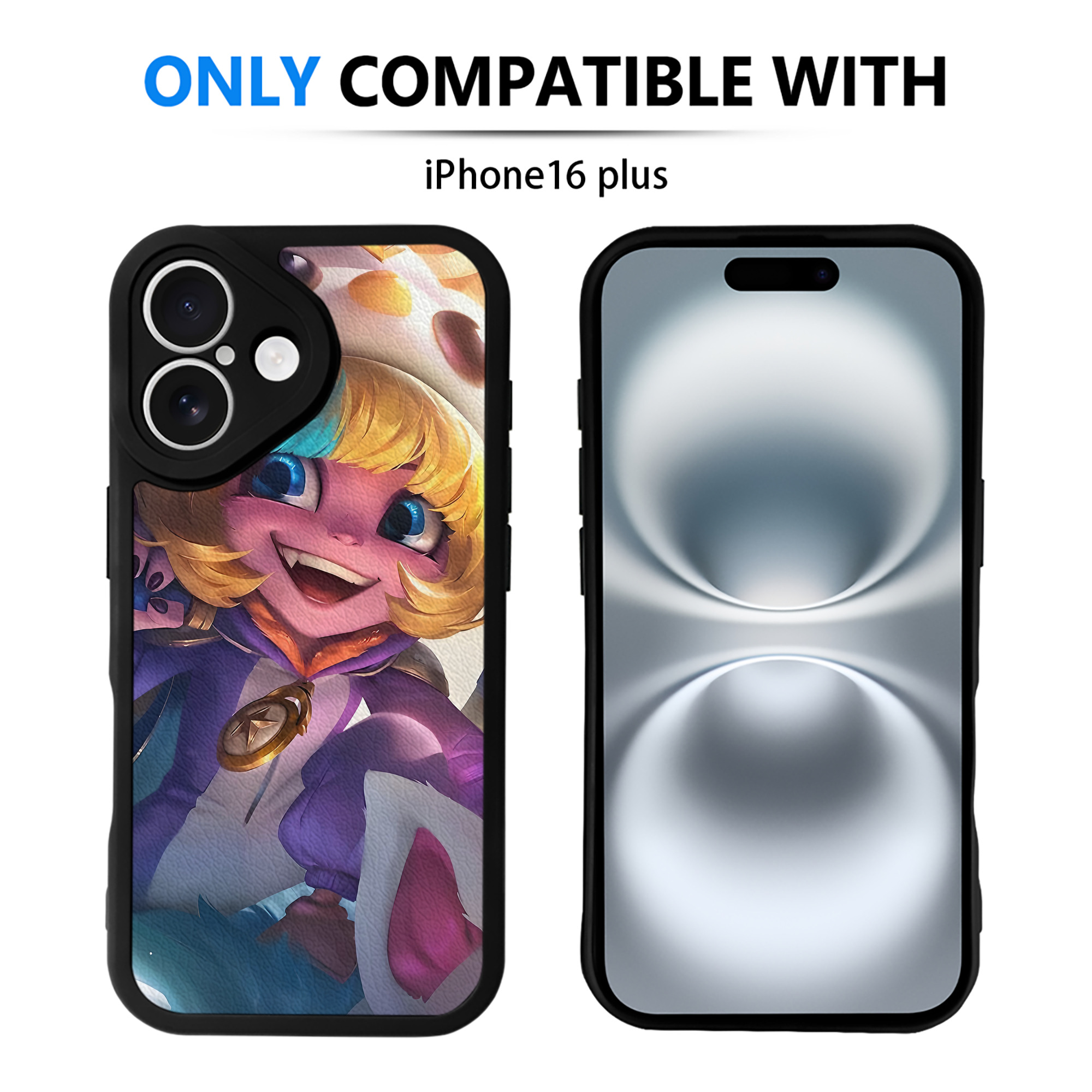 リーグ・オブ・レジェンド League of Legends LOL 【iPhone 16シリーズ対応】シリコンスマホケース（レザー調） 材質：シリコン